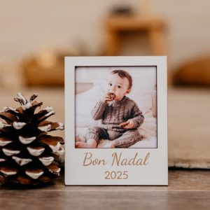 ???? Imán tipo Polaroid (8,5×11) – BON NADAL / FELIZ NAVIDAD
